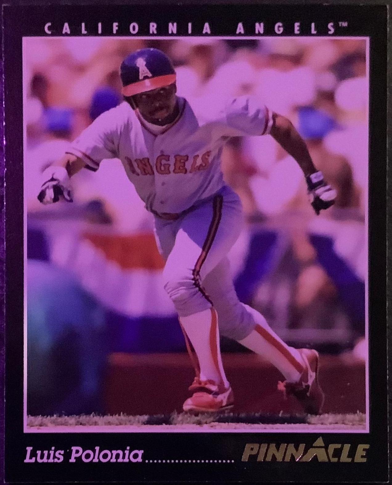 Luis Polonia #31 Baseball Cards 1993 Pinnacle