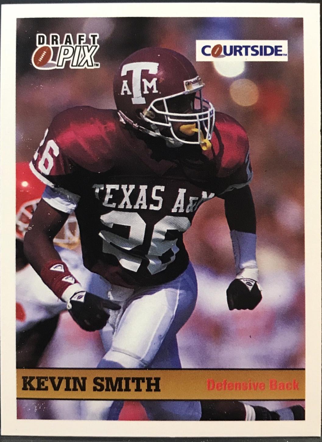 Kevin Smith #80 1992 Courtside Football