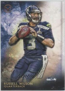 Russell Wilson #3 Football Cards 2015 Topps Valor