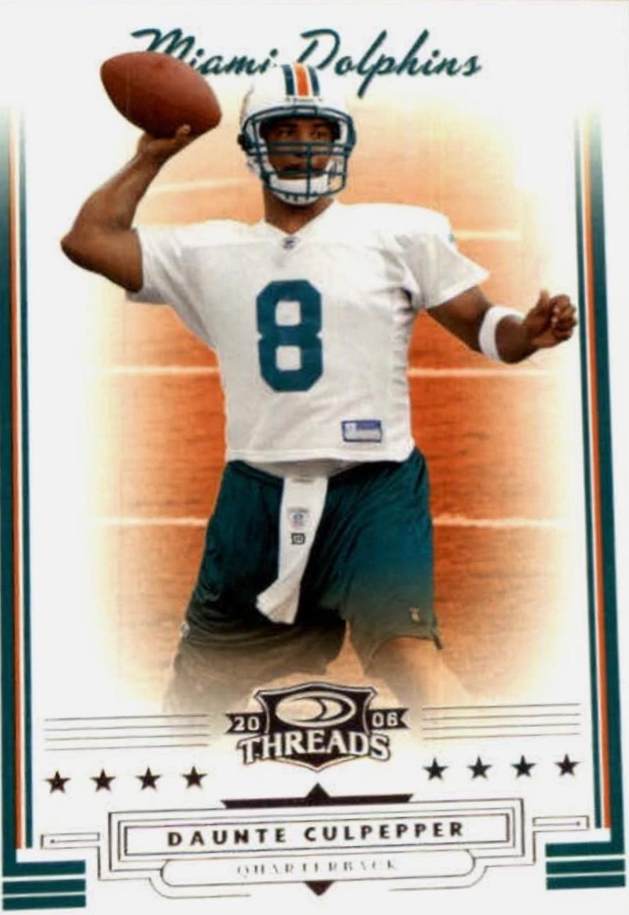 Daunte Culpepper #59 2006 Panini Donruss Threads Football
