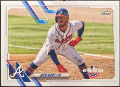 Ozzie Albies #18 Baseball Cards 2021 Topps Opening Day