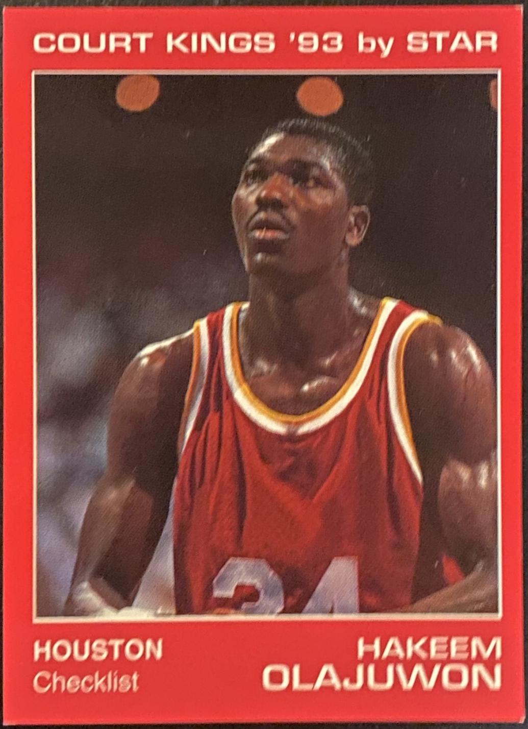 Hakeem Olajuwon #64 1993 Star Court Kings Basketball