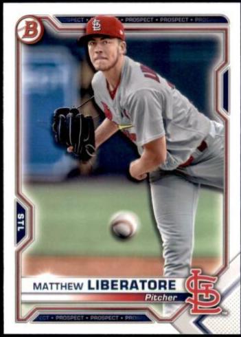 Matthew Liberatore #BP-29 2021 Bowman Paper Prospects Baseball
