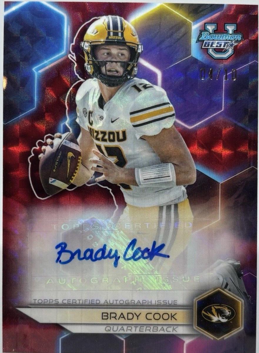 Brady Cook [Red] #BOA-BC