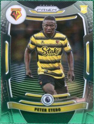 Peter Etebo #267 Soccer Cards 2021 Panini Prizm Premier League