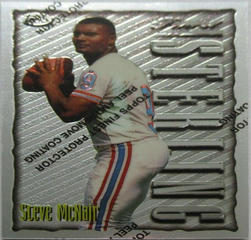 Steve McNair #184 1996 Topps Finest Football