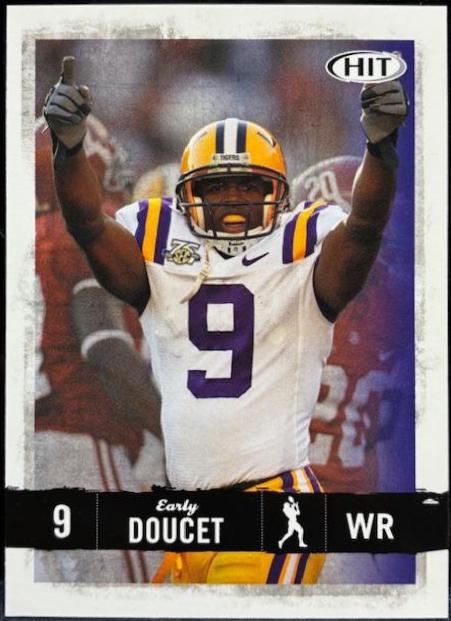 Early Doucet #9 2008 Sage Hit Football