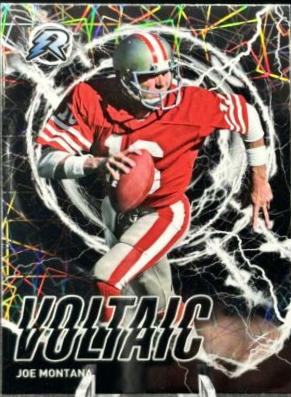 Joe Montana [Lazer Refractor] #RV-8