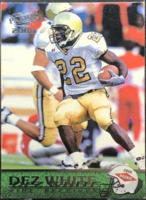 Dez White #449 Football Cards 2000 Pacific