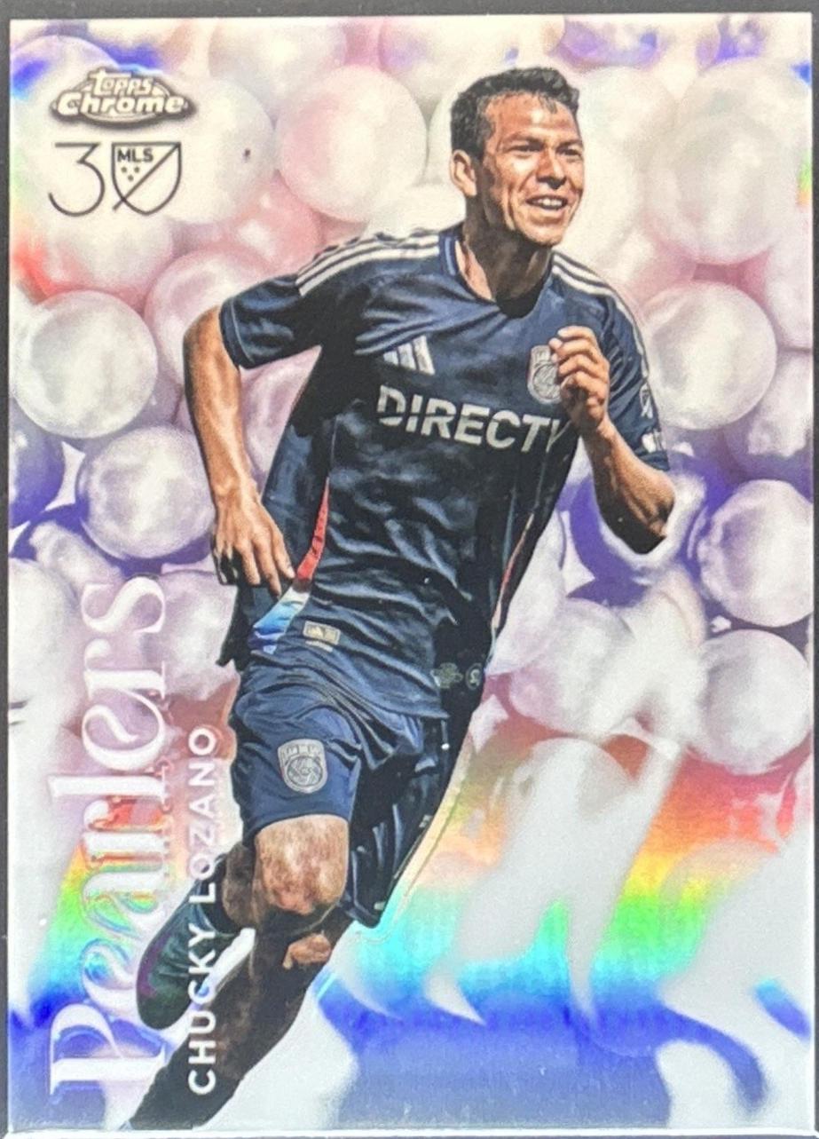 Chucky Lozano #P-24 2025 Topps Chrome MLS Pearlers