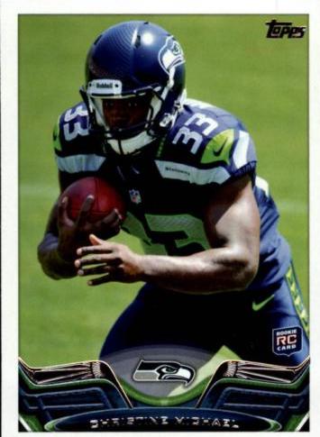 Christine Michael #294 Football Cards 2013 Topps