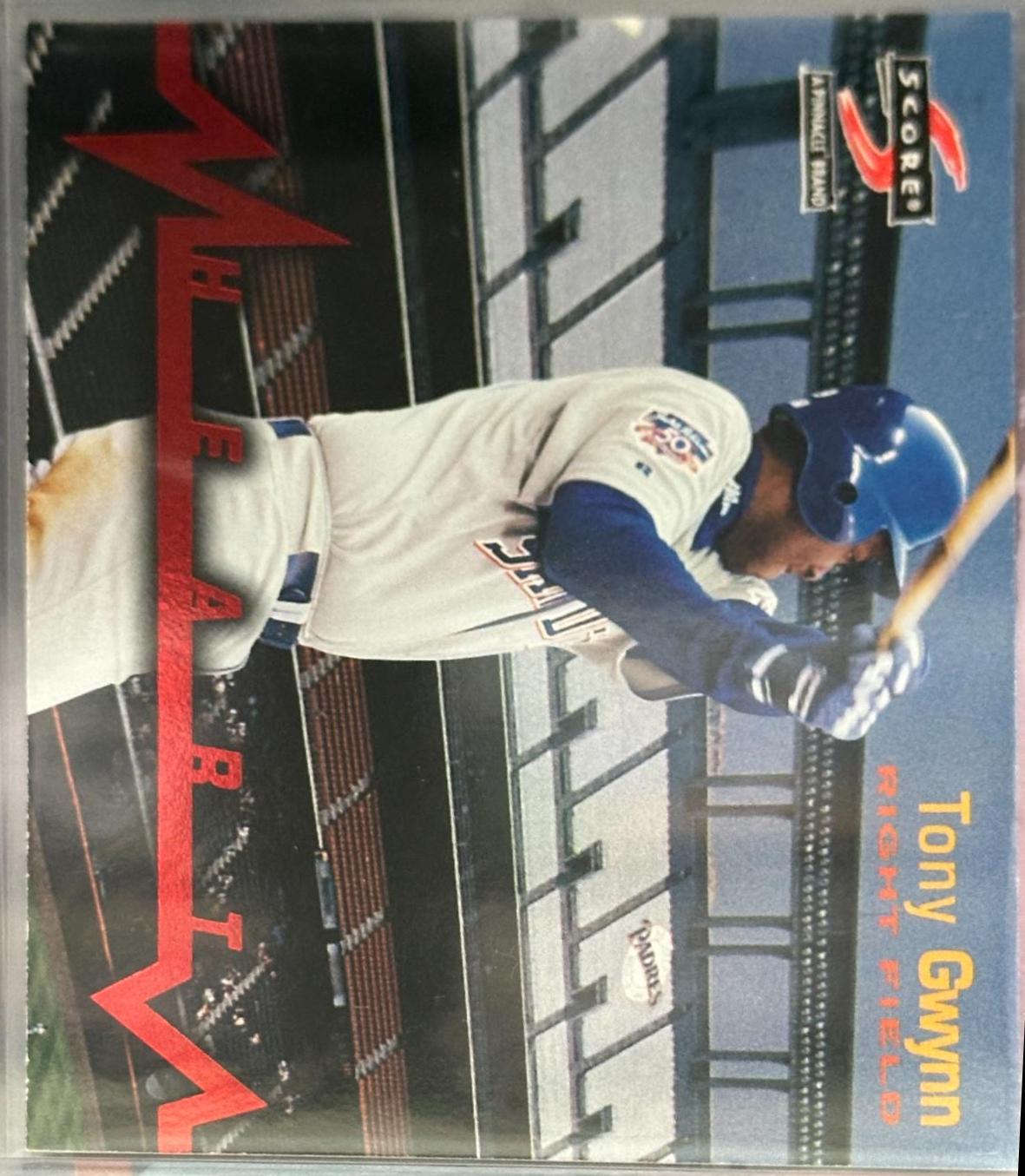 Tony Gwynn #25 Baseball Cards 1997 Score Heart of the Order