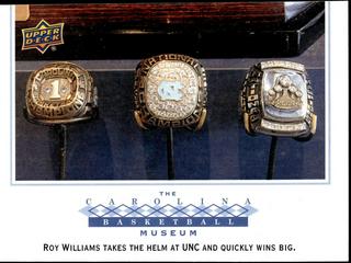 Roy Williams' NCAA Championship Rings