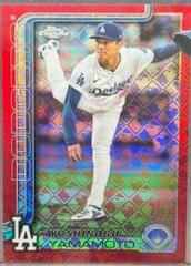Yoshinobu Yamamoto [Red Refractor] #179 Prices | 2025 Topps Chrome