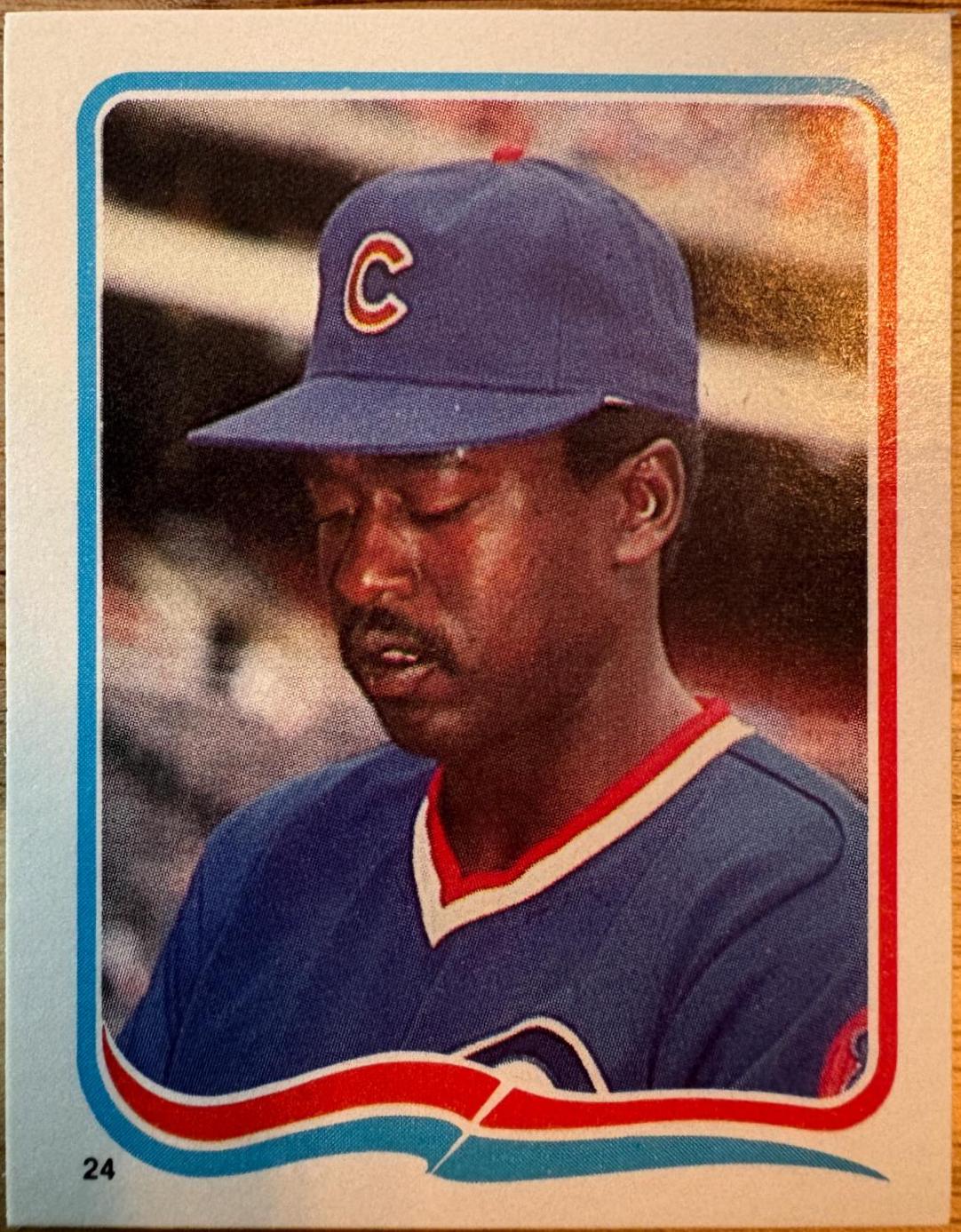 Gary Matthews #24 1985 Fleer Star Stickers Baseball