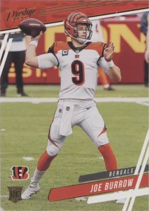 Joe Burrow #301 Football Cards 2020 Panini Chronicles