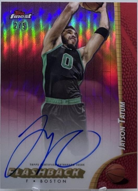Jayson Tatum [Red Refractor] #FBA-JT