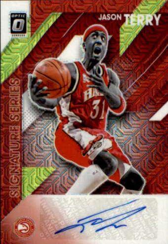 Jason Terry #JTY 2019 Panini Donruss Optic Signature Series Basketball