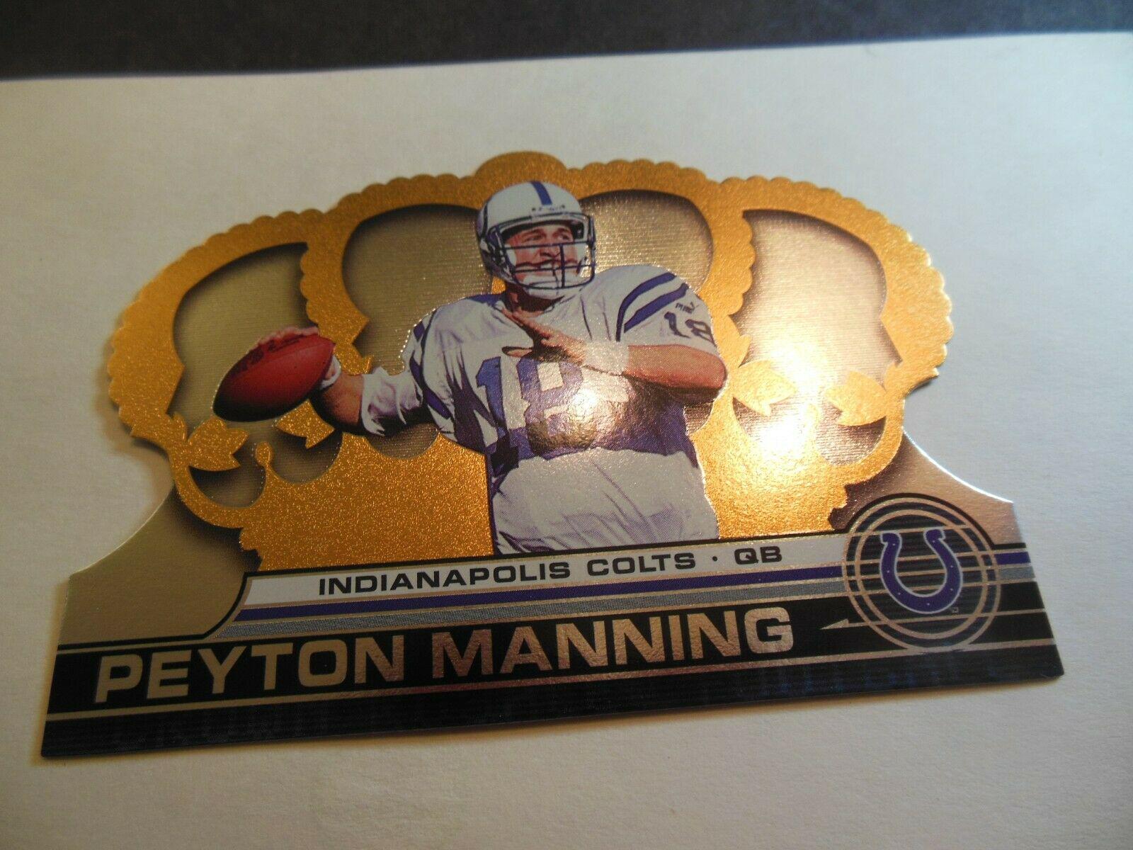 Peyton Manning #61 Football Cards 2001 Pacific Crown Royale