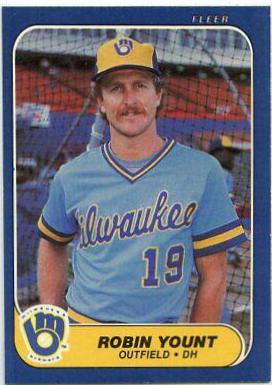 Robin Yount #38 Baseball Cards 1981 Fleer Star Stickers