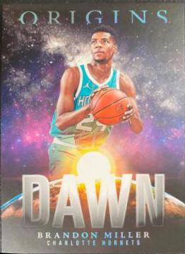 Brandon Miller #15 Basketball Cards 2023 Panini Origins Dawn