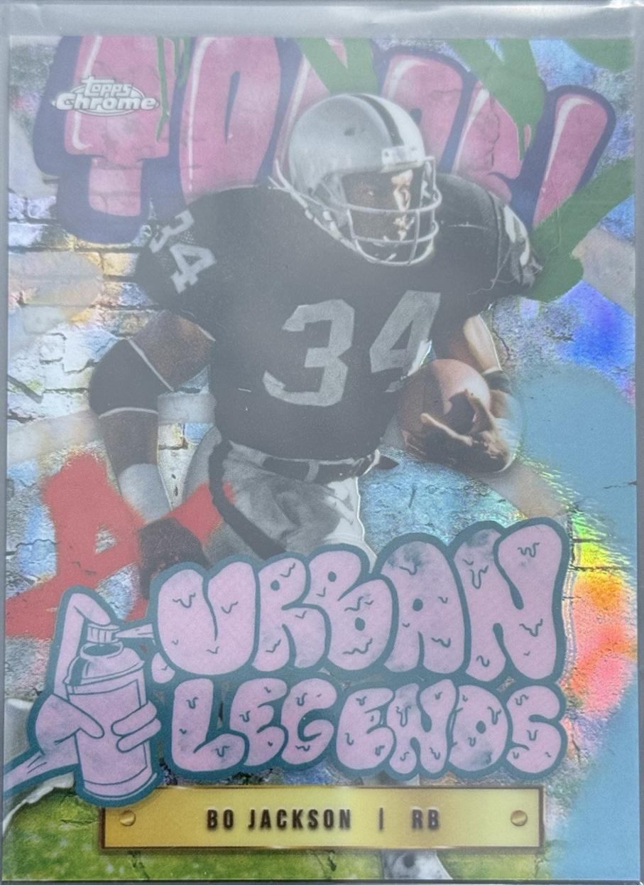 Bo Jackson #UL-15 Football Cards 2024 Topps Chrome Urban Legends