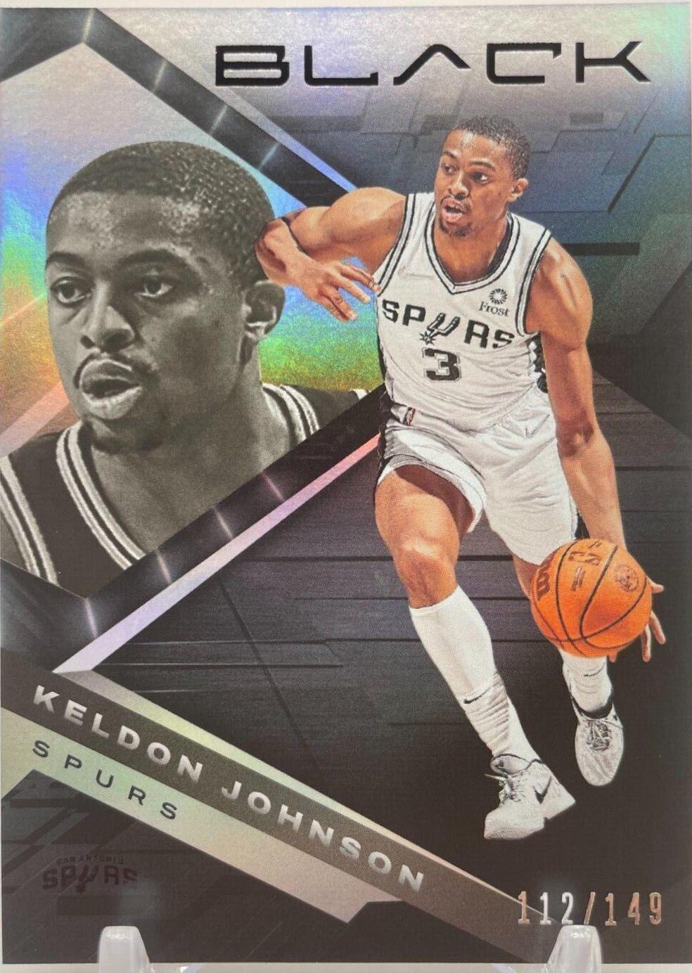 Keldon Johnson #57 2021-22 Panini Black Basketball