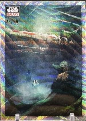 2023 Topps Chrome Galaxy Do Or Do Not [Wave Refractor] #77 card