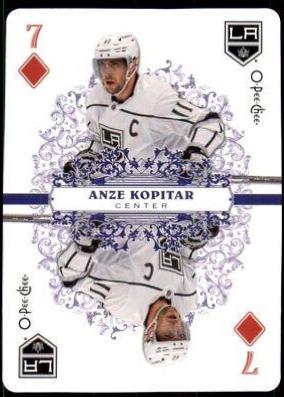 Anze Kopitar #7 Hockey Cards 2022 O Pee Chee Playing Cards