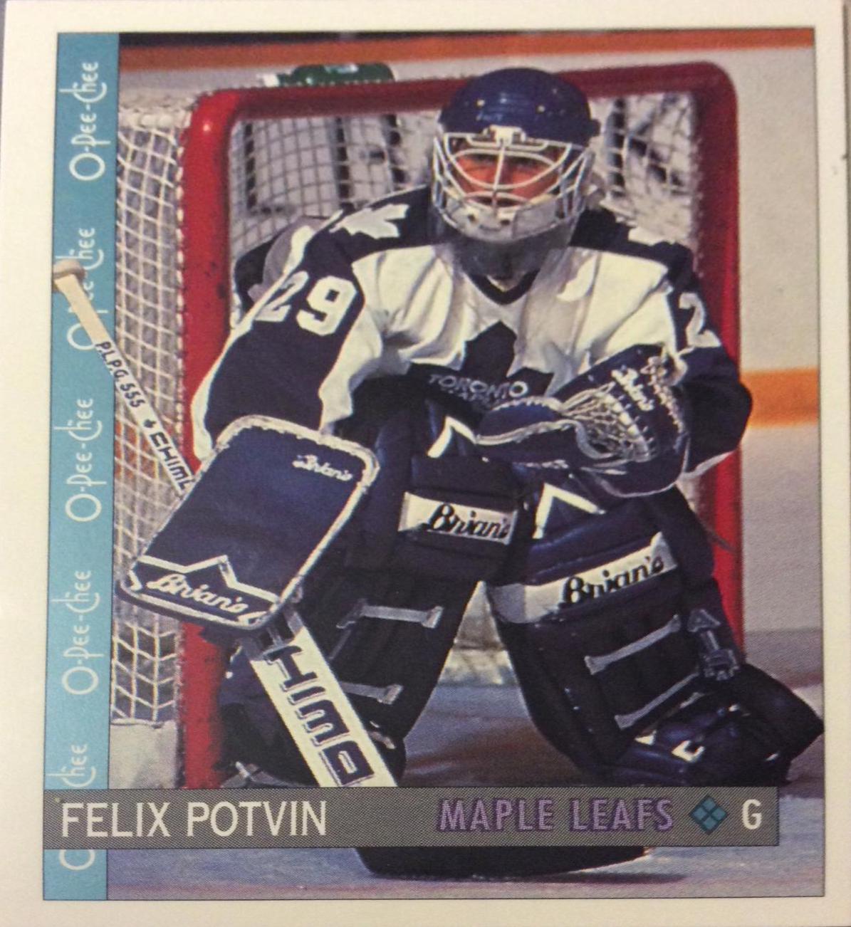 Felix Potvin #73 Hockey Cards 1992 O-Pee-Chee