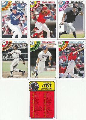 Ronald Acuna Jr. #1 Baseball Cards 2020 Topps Throwback Thursday