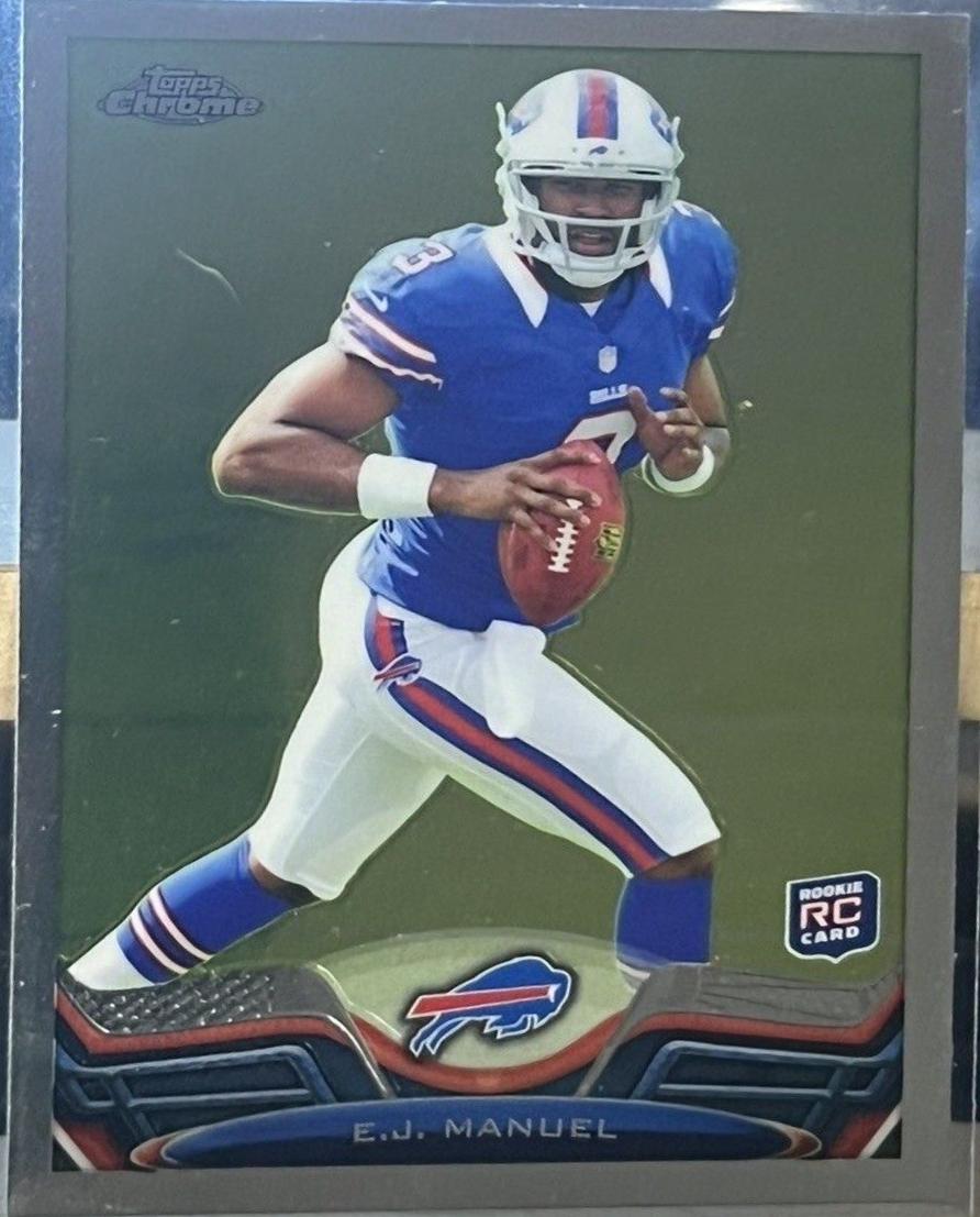 EJ Manuel #45 Football Cards 2013 Topps Chrome