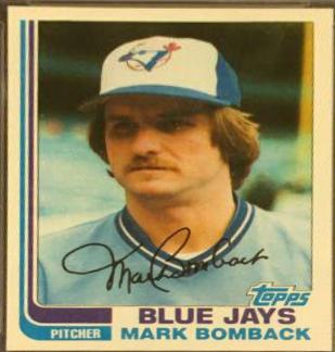 1982 Topps Mark Bomback #707 card