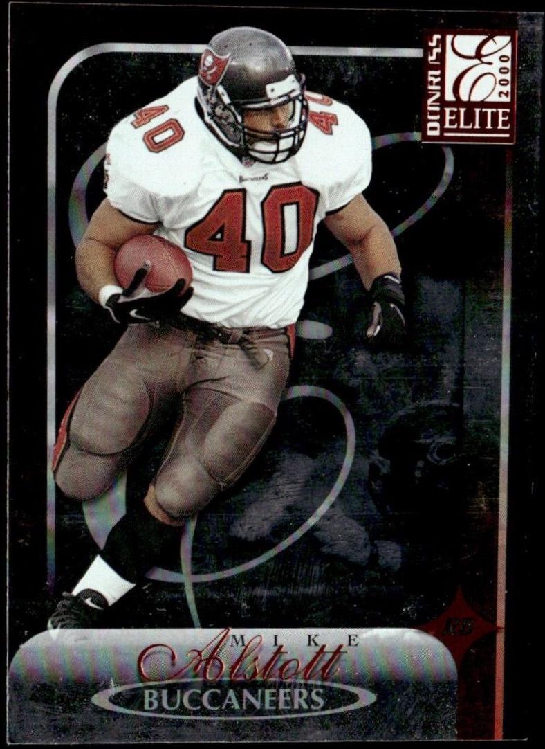 Mike Alstott #95 Football Cards 2000 Panini Donruss Elite