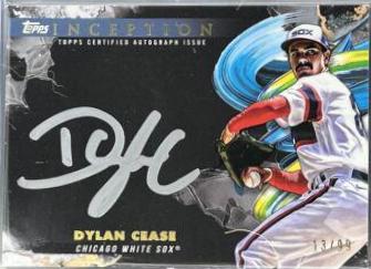 Dylan Cease #ISS-DC Baseball Cards 2023 Topps Inception Silver Signings