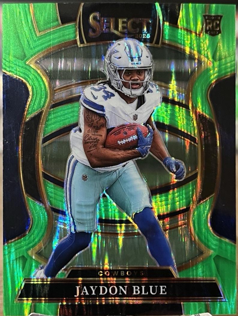 Jaydon Blue [Neon Green Prizm Shock] #96 Prices | 2025 Panini