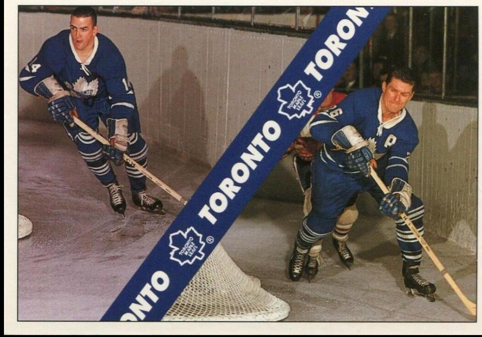 Toronto Maple Leafs Checklist #3 Hockey Cards 1991 Ultimate Original Six