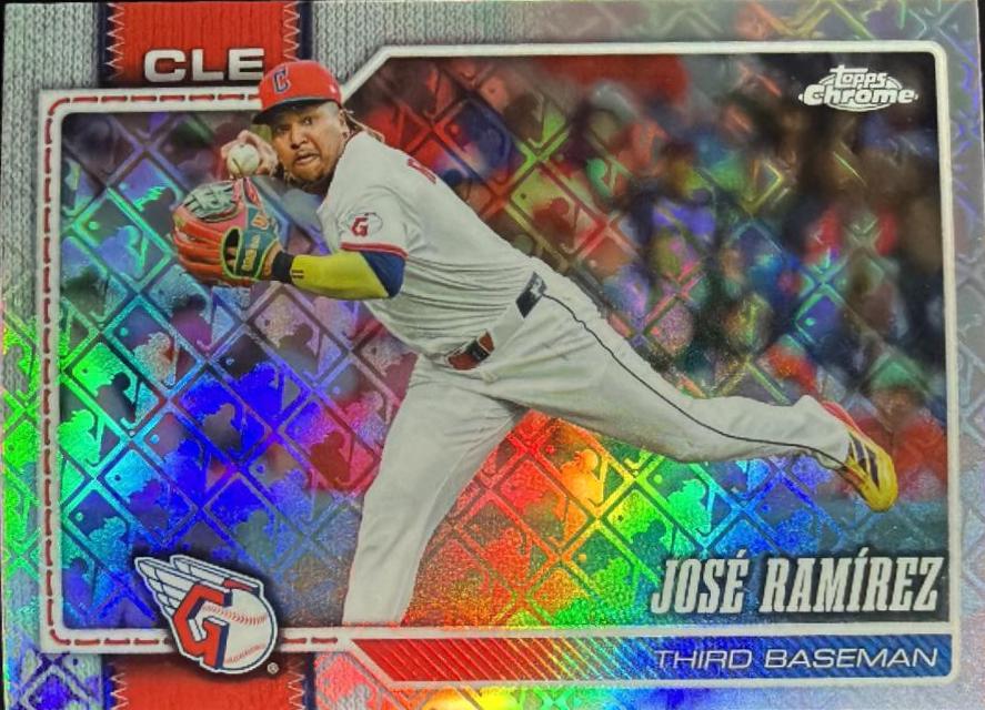Jose Ramirez #127 2026 Topps Chrome Logofractor Baseball