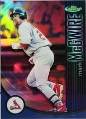 Mark McGwire [Refractor] #75 Baseball Cards 2001 Finest
