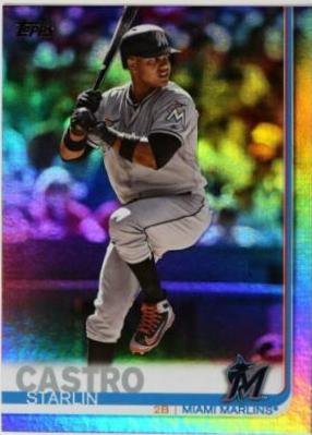 Starlin Castro [Rainbow Foil] (2019 Topps)
