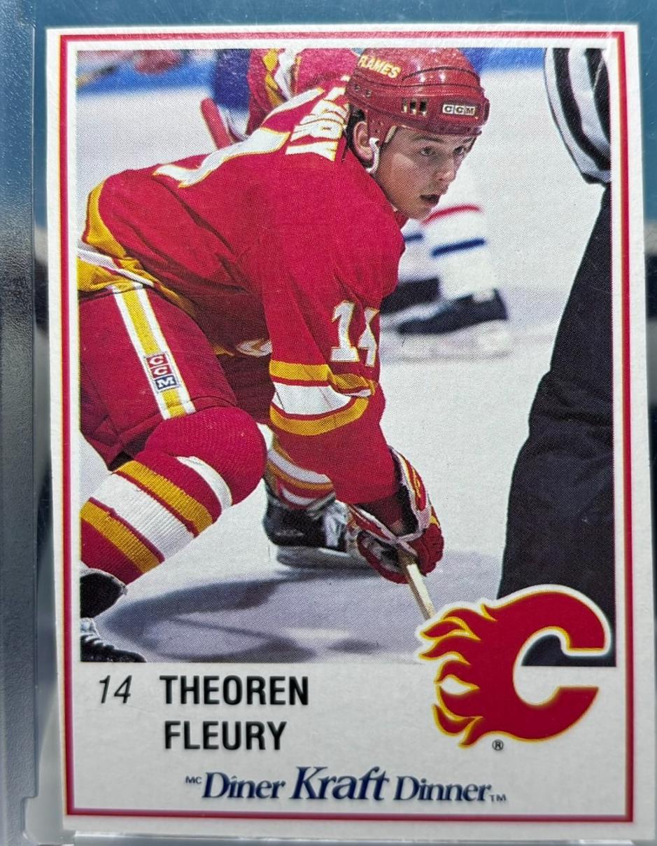 Theoren Fleury #2 1989 Kraft Hockey