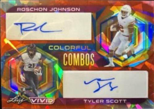 Roschon Johnson, Tyler Scott [Prismatic Red] #CC-42