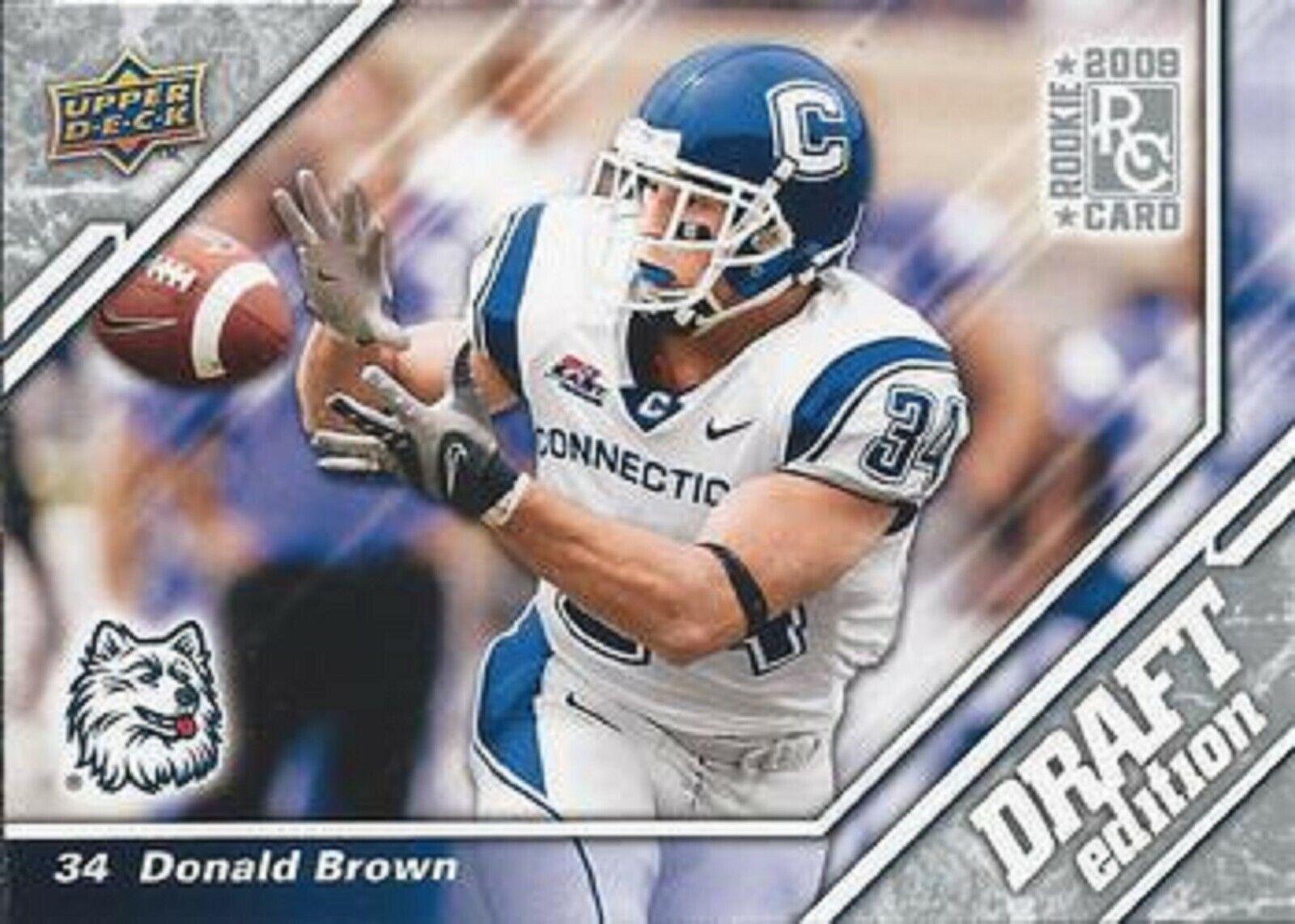 Donald Brown #140 2009 Upper Deck Draft Edition Football