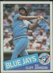 Cliff Johnson #568 Baseball Cards 1985 Topps Prices