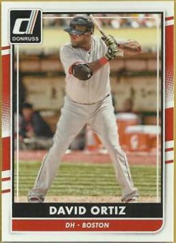 David Ortiz #84 2016 Panini Donruss Baseball