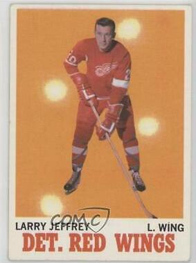 Larry Jeffrey #28 Hockey Cards 1970 Topps