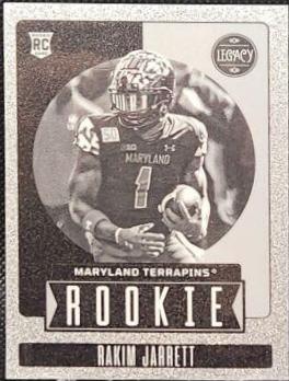 Rakim Jarrett [Premium Black & White Black] #200