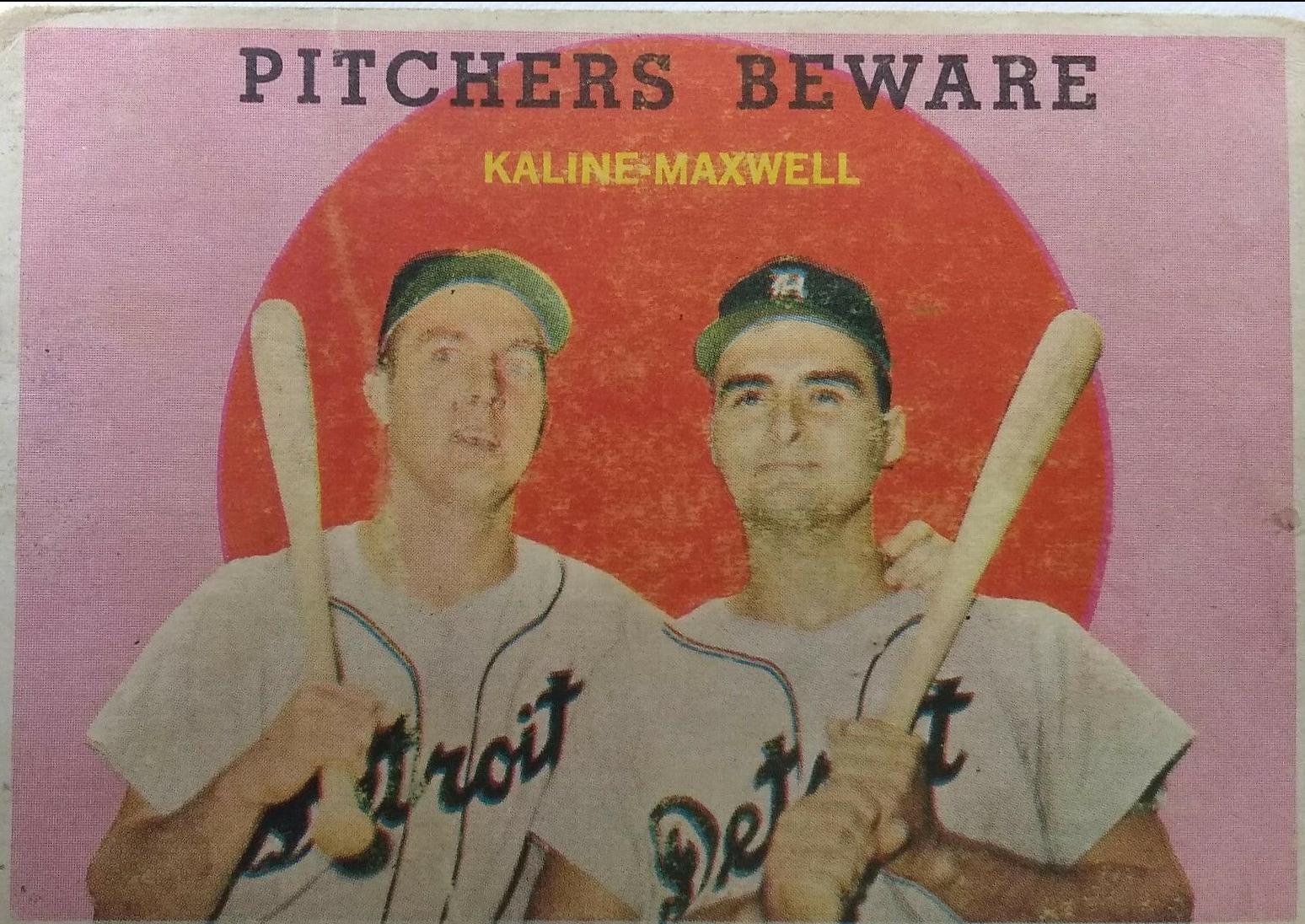 Kaline, Maxwell #34 Baseball Cards 1959 Venezuela Topps