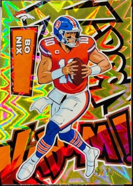 Bo Nix [Gold] #25 Prices | 2025 Panini Absolute Kaboom Vertical