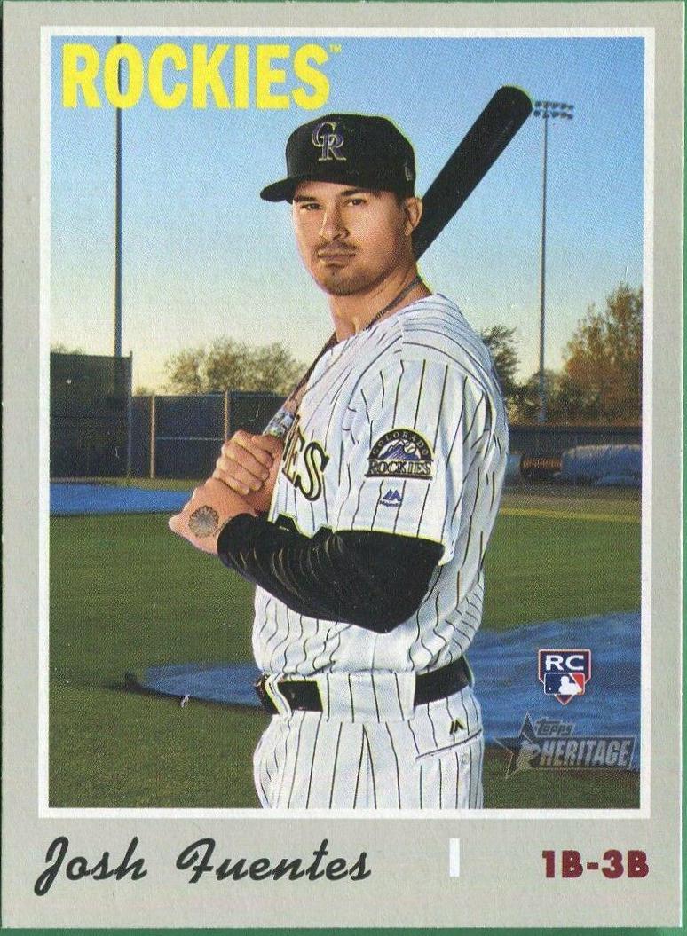 Josh Fuentes #647 Baseball Cards 2019 Topps Heritage